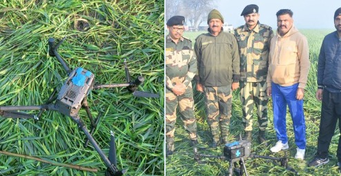 'Pakistani Drone recovered by BSF'
